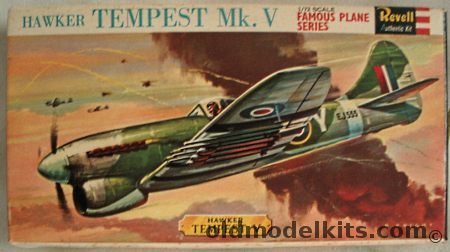 Revell 1/72 Hawker Tempest Mk.V - Great Britain Issue, H620 plastic model kit